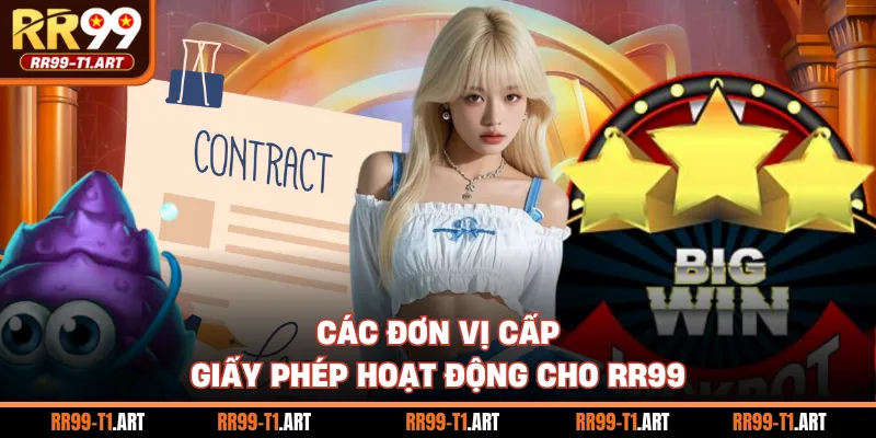 Các đơn vị cấp giấy phép hoạt động cho RR99